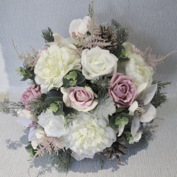 Dusky Pink & Blush Bridal Bouquet